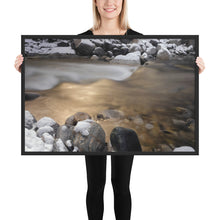 Load image into Gallery viewer, Golden reflections - framed poster