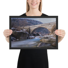 Load image into Gallery viewer, Time freezed - framed poster