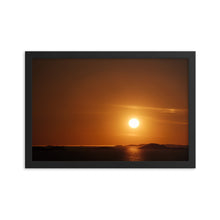 Load image into Gallery viewer, Midnight sunset - framed poster