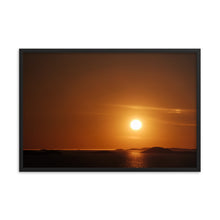 Load image into Gallery viewer, Midnight sunset - framed poster