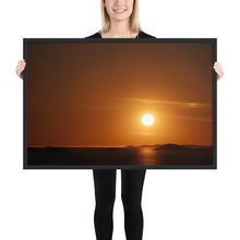 Load image into Gallery viewer, Midnight sunset - framed poster
